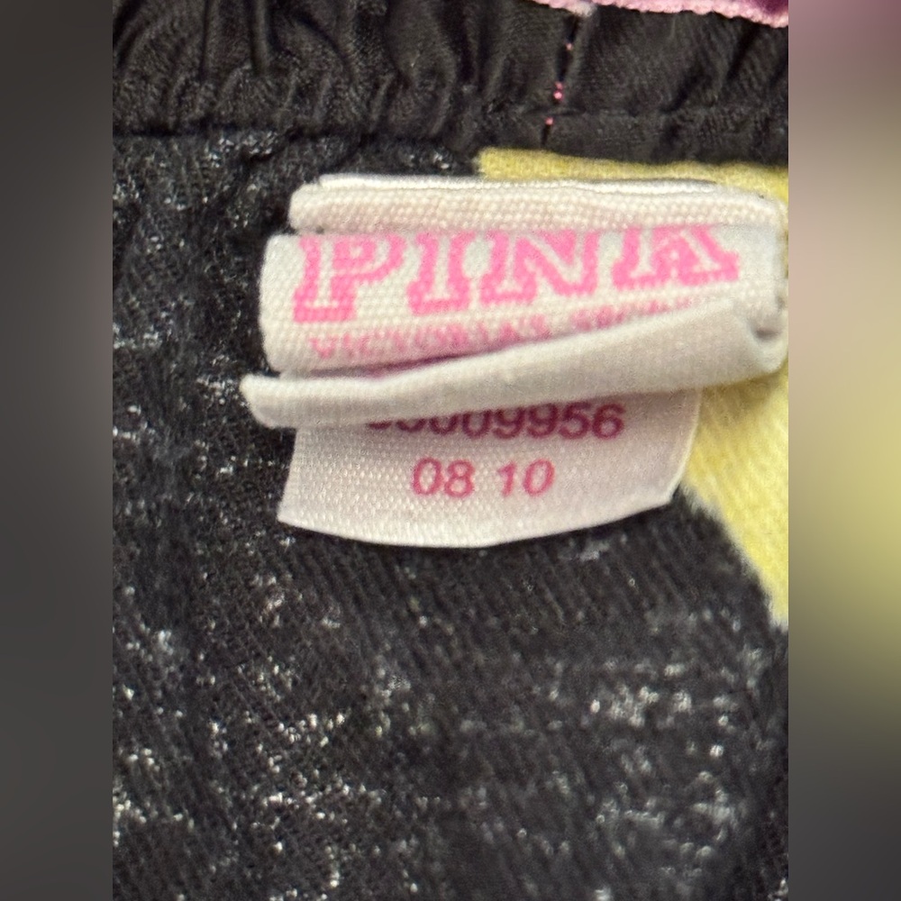 VS PINK VINTAGE Y2K COTTON BOOTY BOXER SHORTS BLACK RAINBOW HEARTS BLING RARE M - Picture 6 of 7